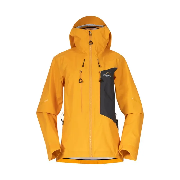 Bergans Of Norway Shell Jackets Y Mountainline Breathe 3l Shell Jacket Mango Yellow 8211 Women