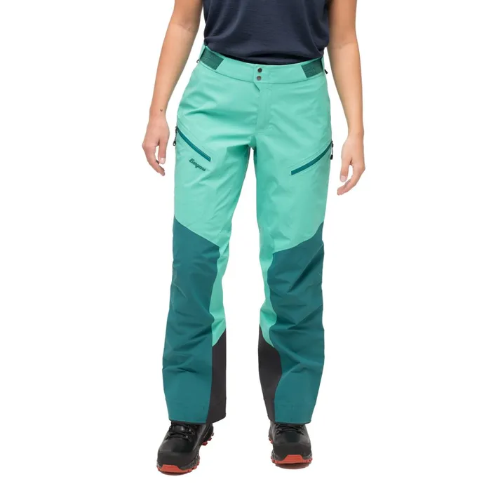 Bergans Of Norway Shell Pants Tind 3l Shell Pants Light Malachite Green Malachite Green 8211 Women