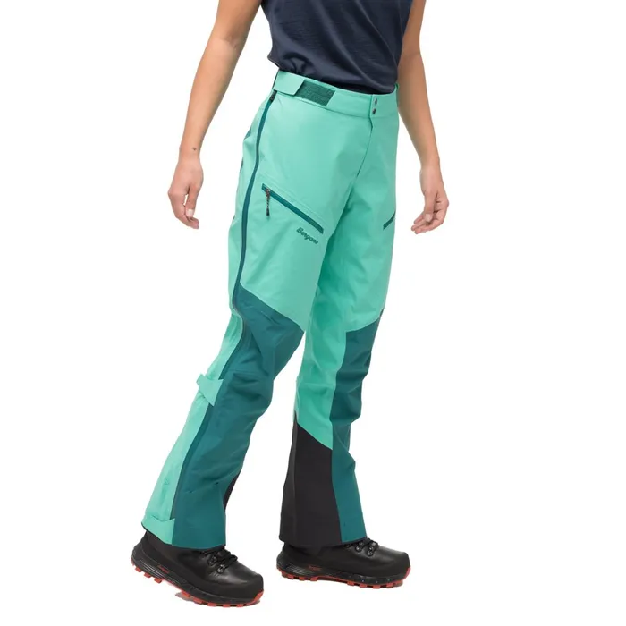 Bergans Of Norway Shell Pants Tind 3l Shell Pants Light Malachite Green Malachite Green 8211 Women