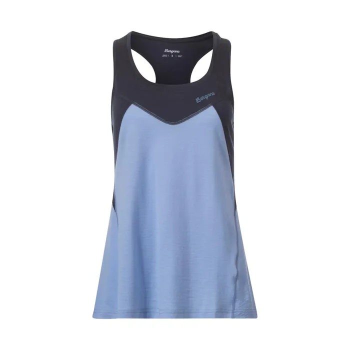 Bergans Of Norway Singlets Tind Wool Top Blueberry Milk Navy Blue 8211 Women