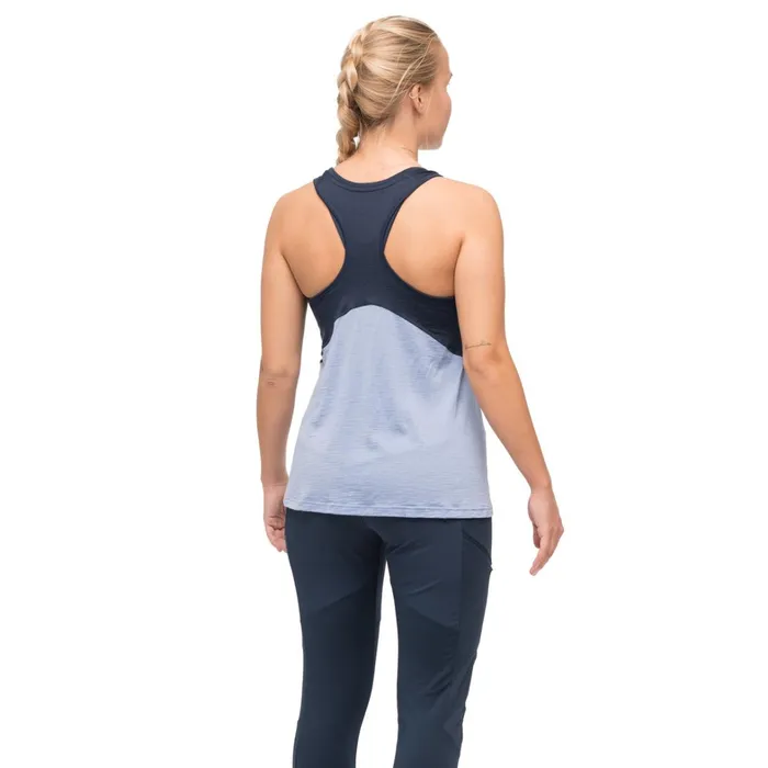 Bergans Of Norway Singlets Tind Wool Top Blueberry Milk Navy Blue 8211 Women