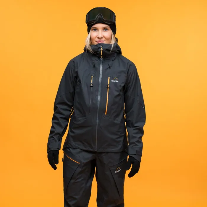 Bergans Of Norway Ski Jackets Y Mountainline Breathe 3l Shell Jacket Dark Shadow Grey 8211 Women