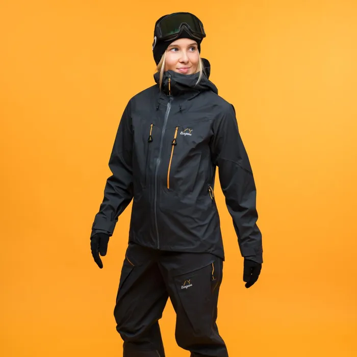 Bergans Of Norway Ski Jackets Y Mountainline Breathe 3l Shell Jacket Dark Shadow Grey 8211 Women