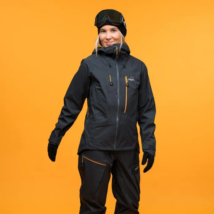 Bergans Of Norway Ski Jackets Y Mountainline Breathe 3l Shell Jacket Dark Shadow Grey 8211 Women