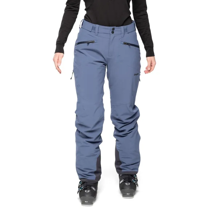 Bergans Of Norway Ski Pants Oppdal Insulated Lady Pants Granite Blue 8211 Women