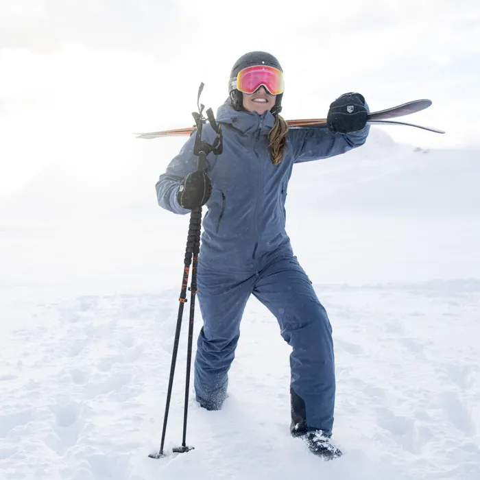 Bergans Of Norway Ski Pants Oppdal Insulated Lady Pants Granite Blue 8211 Women