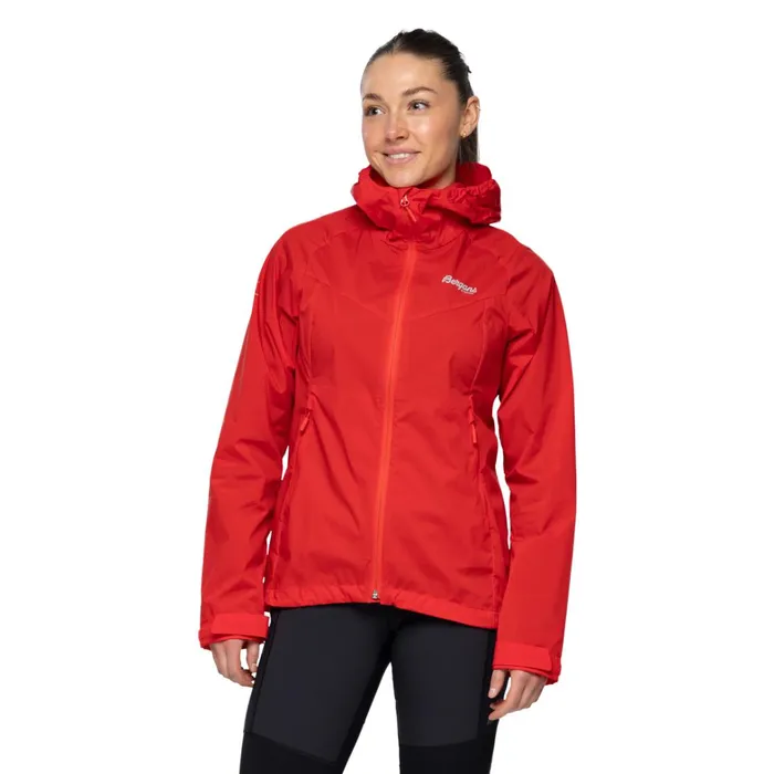 Bergans Of Norway Softshell Jackets Microlight W Jacket Fire Red 8211 Women