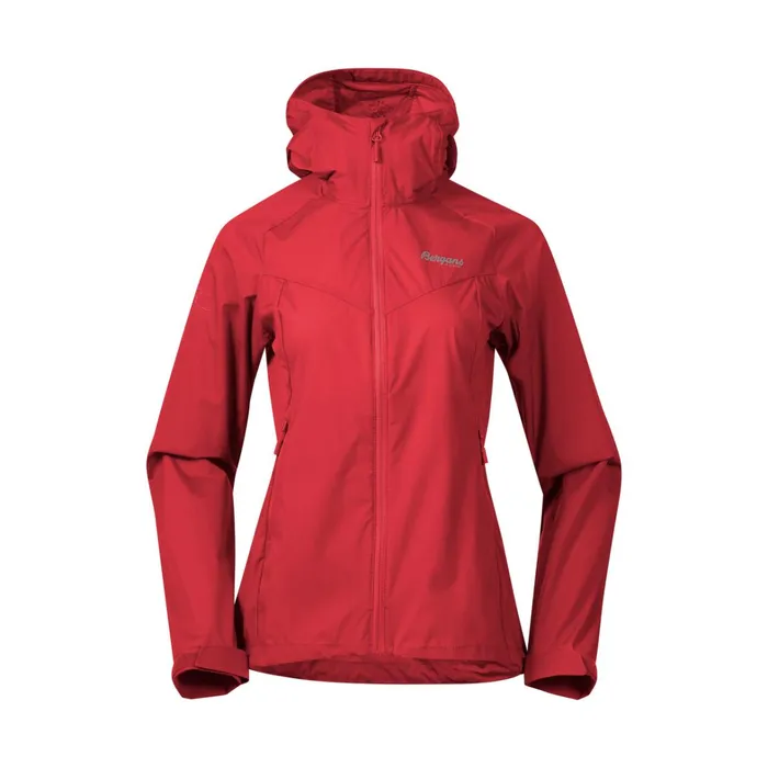 Bergans Of Norway Softshell Jackets Microlight W Jacket Fire Red 8211 Women