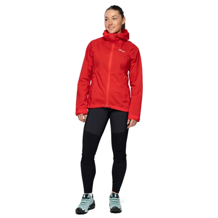 Bergans Of Norway Softshell Jackets Microlight W Jacket Fire Red 8211 Women