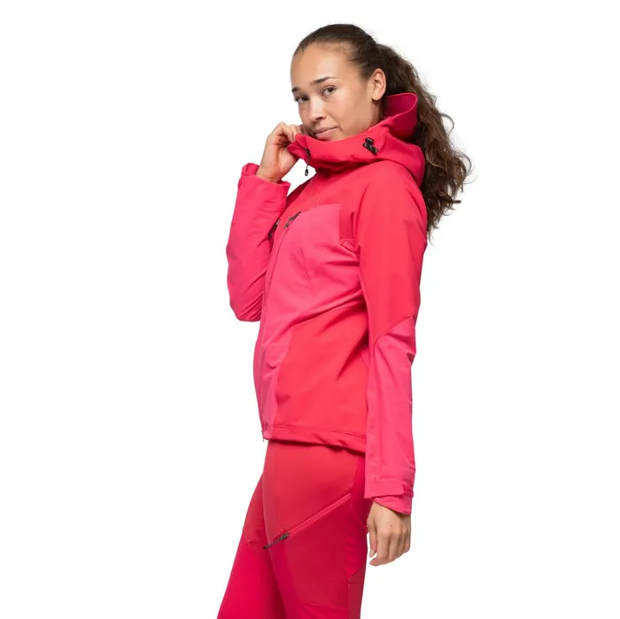 Bergans Of Norway Softshell Jackets Tind Softshell Jacket Light Alpine Rose Alpine Rose 8211 Women