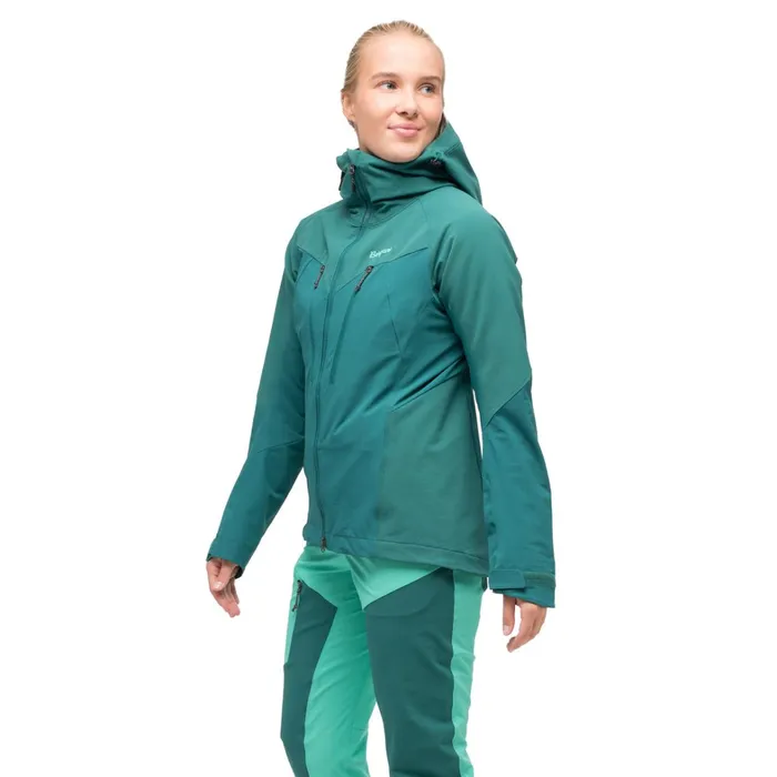 Bergans Of Norway Softshell Jackets Tind Softshell Jacket Malachite Green 8211 Women