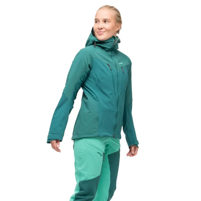 Bergans Of Norway Softshell Jackets Tind Softshell Jacket Malachite Green 8211 Women