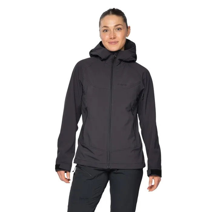 Bergans Of Norway Softshell Jackets Vaagaa Softshell Jacket Hood Black 8211 Women Bergans Of Norway Softshell Jackets Vaagaa Softshell Jacket Hood Black 8211 Women
