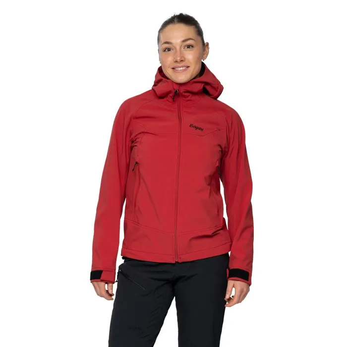 Bergans Of Norway Softshell Jackets Vaagaa Softshell Jacket Hood Crimson Red 8211 Women Bergans Of Norway Softshell Jackets Vaagaa Softshell Jacket Hood Crimson Red 8211 Women