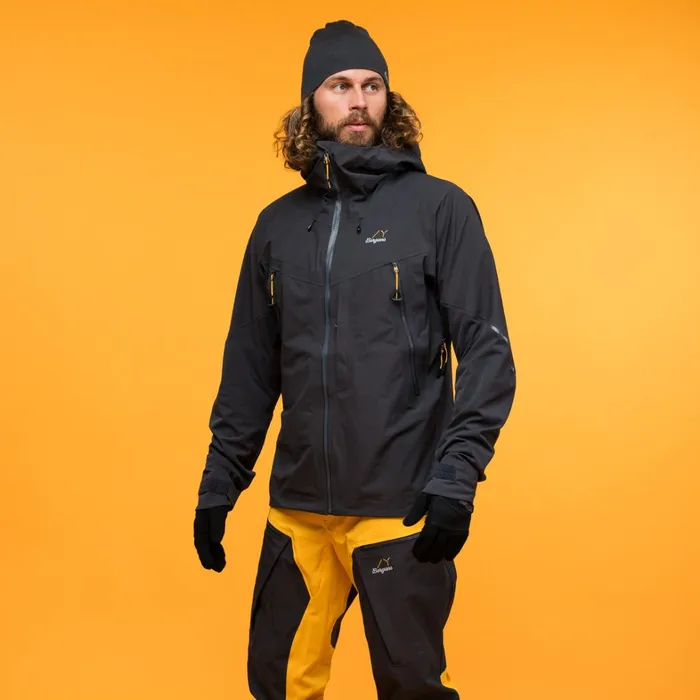 Bergans Of Norway Softshell Jackets Y Mountainline Hybrid Softshell Jacket Dark Shadow Grey 8211 Men