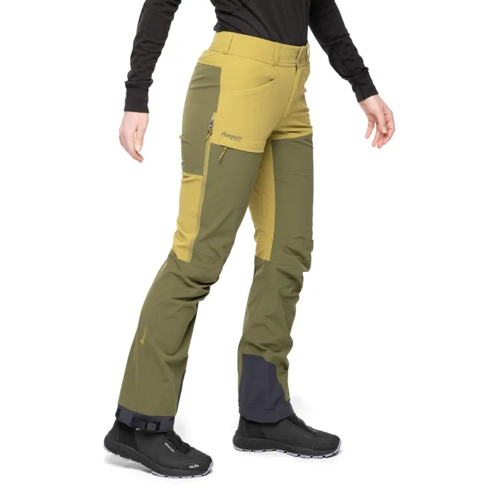 Bergans Of Norway Softshell Pants Bekkely Hybrid W Pants Olive Green Dark Olive Green 8211 Women