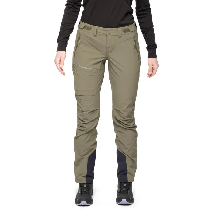 Bergans Of Norway Softshell Pants Breheimen Softshell W Pants Dark Green Mud 8211 Women