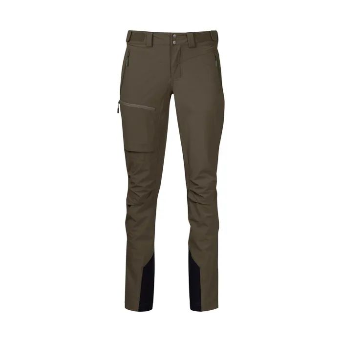 Bergans Of Norway Softshell Pants Breheimen Softshell W Pants Dark Green Mud 8211 Women