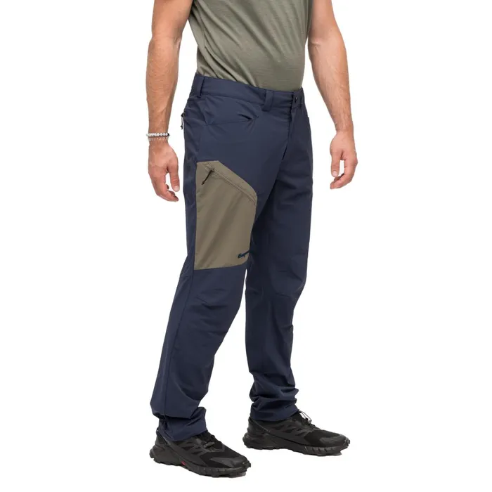Bergans Of Norway Softshell Pants Vaagaa Light Softshell Pants Navy Blue Greenmud 8211 Men
