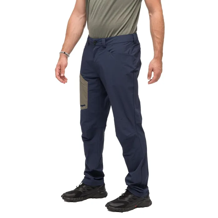 Bergans Of Norway Softshell Pants Vaagaa Light Softshell Pants Navy Blue Greenmud 8211 Men