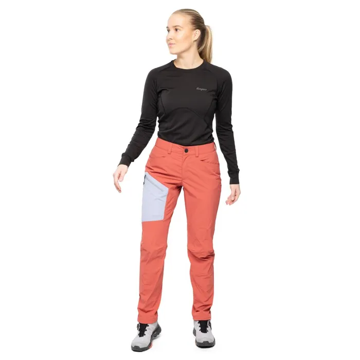 Bergans Of Norway Softshell Pants Vaagaa Light Softshell Pants Rusty Dust Husky Blue 8211 Women