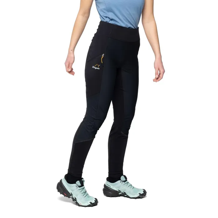 Bergans Of Norway Softshell Pants Y Lightline Fast Winter Tights Black 8211 Women