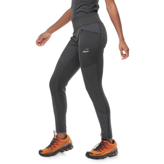 Bergans Of Norway Softshell Pants Y Lightline Progressive Tights Dark Shadow Grey 8211 Women