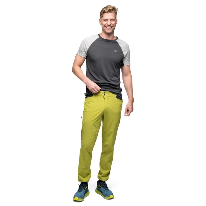 Bergans Of Norway Softshell Pants Y Lightline Vapor Pants Golden Lime Green 8211 Men