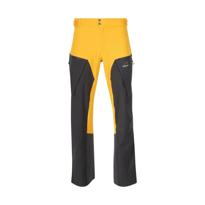 Bergans Of Norway Softshell Pants Y Mountainline Hybrid Softshell Pants Mango Yellow Dark Shadow Grey 8211 Men