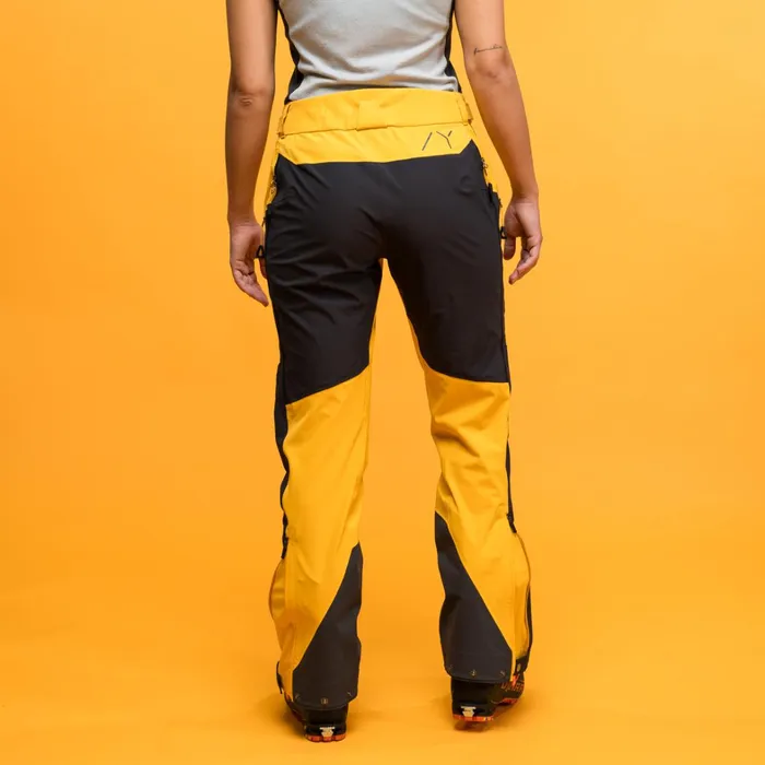 Bergans Of Norway Softshell Pants Y Mountainline Hybrid Softshell Pants Mango Yellow Dark Shadow Grey 8211 Women