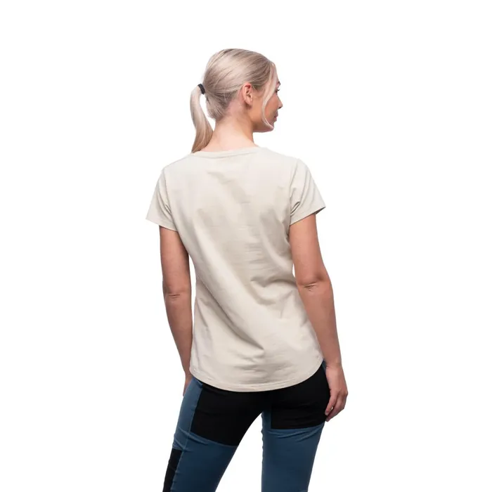Bergans Of Norway TShirts Classic V2 W Tee Chalk Sand 8211 Women