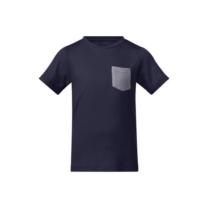 Bergans Of Norway TShirts Myske Wool Tee Navy 8211 Kids
