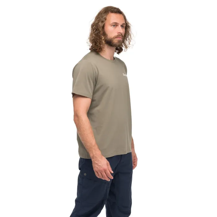 Bergans Of Norway TShirts Nordmarka Organic Cotton Print Tee Green Mud 8211 Men