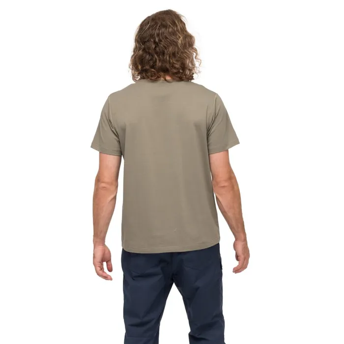 Bergans Of Norway TShirts Nordmarka Organic Cotton Print Tee Green Mud 8211 Men