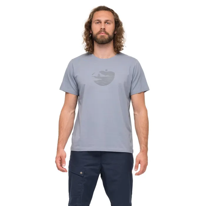 Bergans Of Norway TShirts Nordmarka Organic Cotton Print Tee Husky Blue 8211 Men Bergans Of Norway TShirts Nordmarka Organic Cotton Print Tee Husky Blue 8211 Men