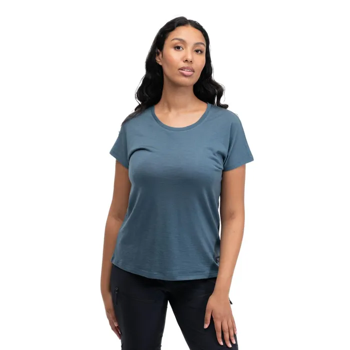 Bergans Of Norway TShirts Urban Wool W Tee Orion Blue 8211 Women