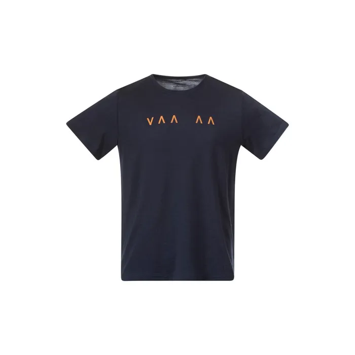 Bergans Of Norway TShirts Vaagaa Explore Merino Tee Navy Blue 8211 Men