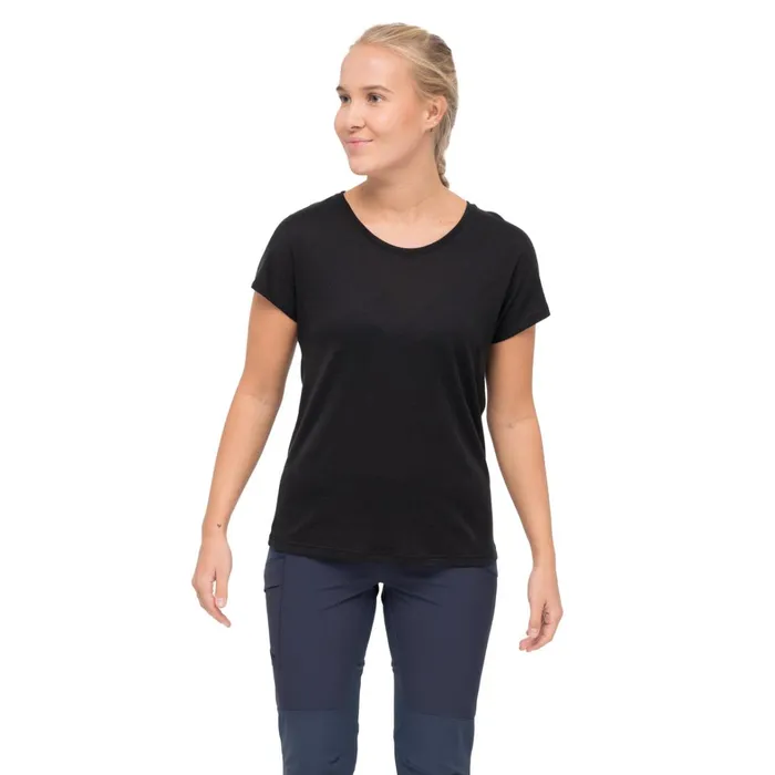 Bergans Of Norway TShirts Whenever Merino Tee Black 8211 Women