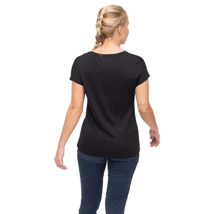 Bergans Of Norway TShirts Whenever Merino Tee Black 8211 Women