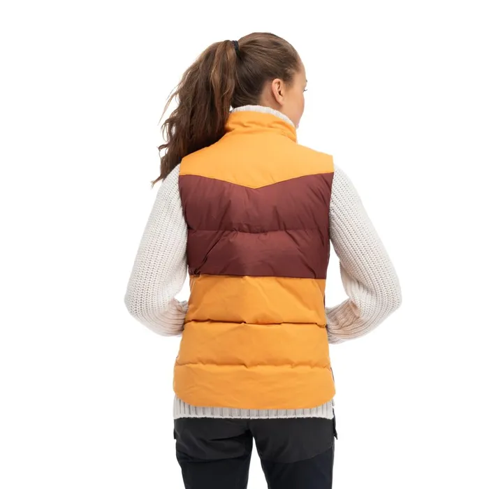 Bergans Of Norway Vests Nordmarka Outdoor Down Vest Amarone Red Golden Field 8211 Women