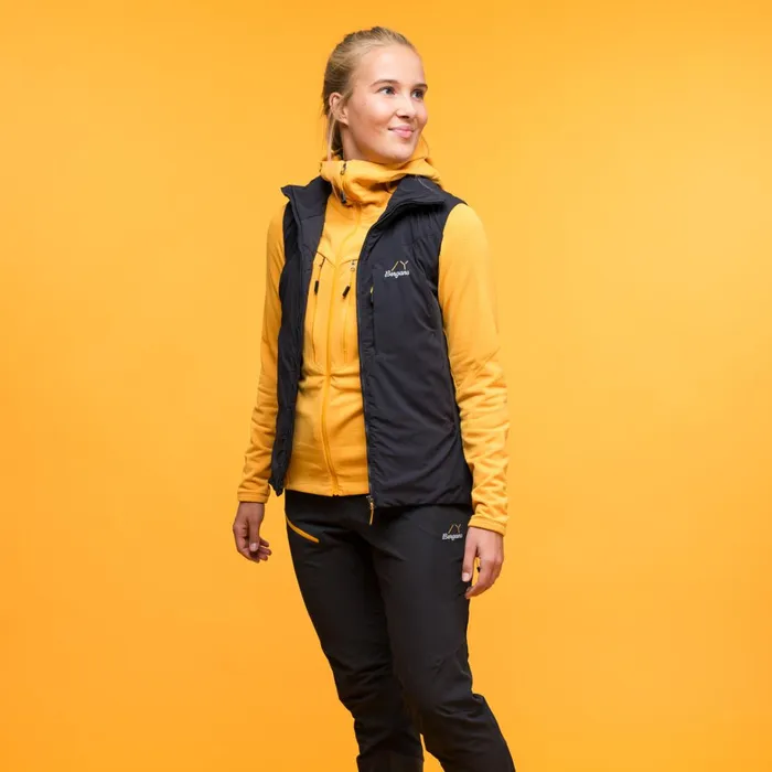 Bergans Of Norway Vests Y Mountainline Light Insulated Air Vest Dark Shadow Grey 8211 Women