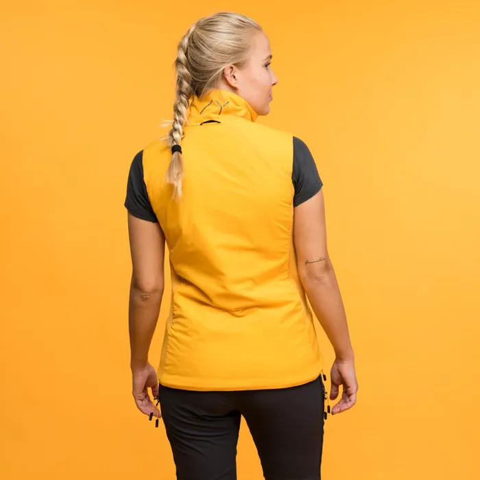 Bergans Of Norway Vests Y Mountainline Light Insulated Air Vest Mango Yellow 8211 Women