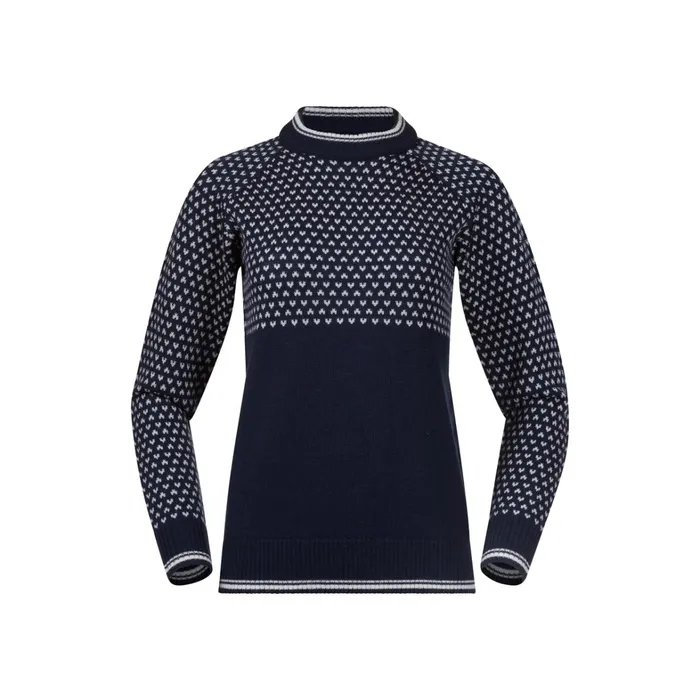 Bergans Of Norway Wool Alvdal Wool W Jumper Navy Vanilla White 8211 Women