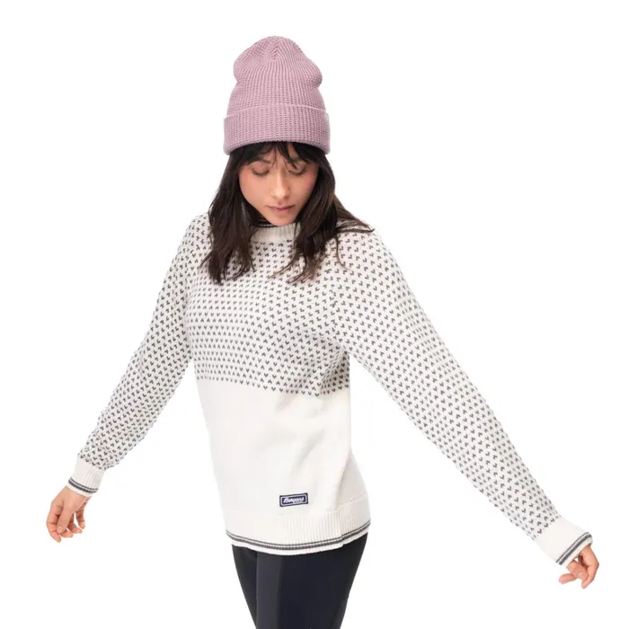 Bergans Of Norway Wool Alvdal Wool W Jumper Vanilla White Solid Dark Grey 8211 Women