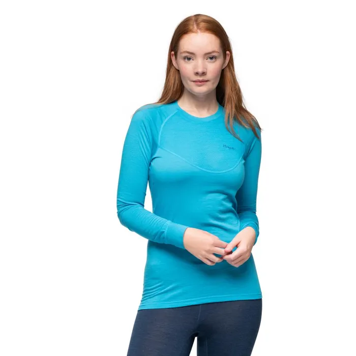 Bergans Of Norway Wool Longsleeved Shirts InnerLight W Long Sleeve Aqua Lagoon 8211 Women Bergans Of Norway Wool Longsleeved Shirts InnerLight W Long Sleeve Aqua Lagoon 8211 Women