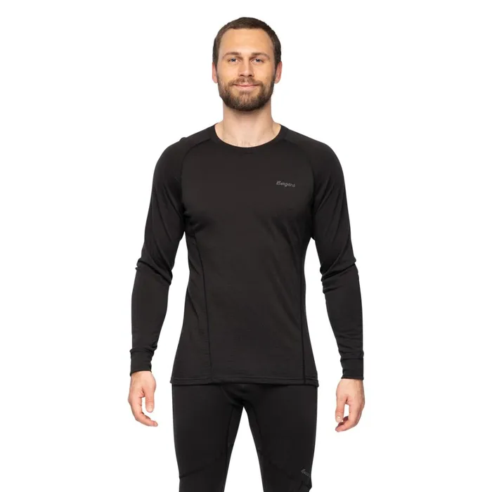 Bergans Of Norway Wool Longsleeved Shirts InnerPure Merino Long Sleeve Black 8211 Men Bergans Of Norway Wool Longsleeved Shirts InnerPure Merino Long Sleeve Black 8211 Men