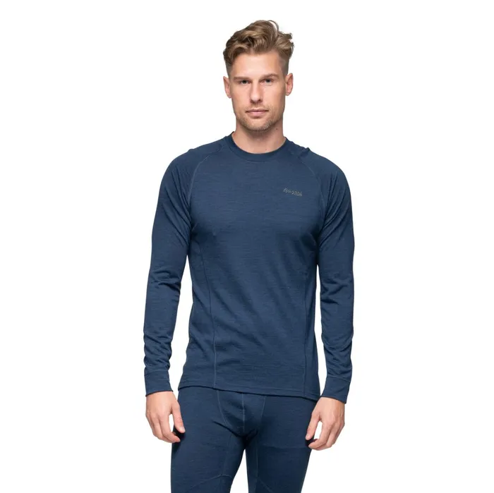 Bergans Of Norway Wool Longsleeved Shirts InnerPure Merino Long Sleeve Navy Blue 8211 Men Bergans Of Norway Wool Longsleeved Shirts InnerPure Merino Long Sleeve Navy Blue 8211 Men