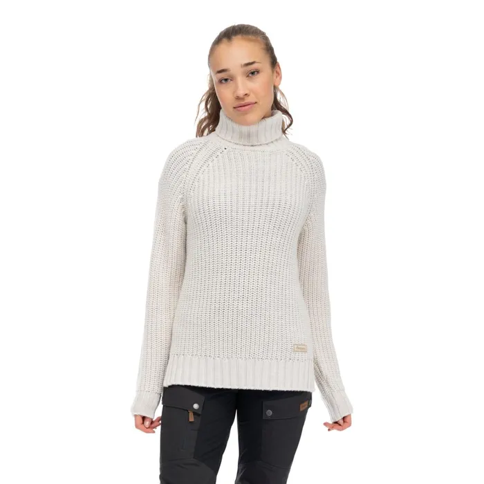 Bergans Of Norway Wool Nordmarka Merino High Neck Jumper Vanilla White 8211 Women