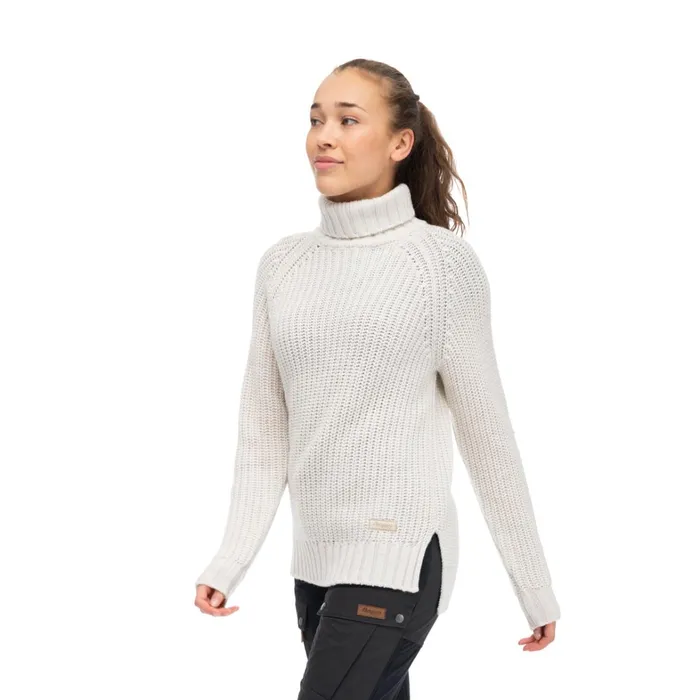 Bergans Of Norway Wool Nordmarka Merino High Neck Jumper Vanilla White 8211 Women