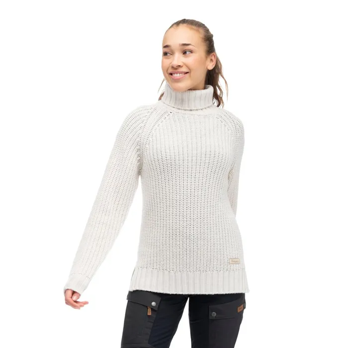 Bergans Of Norway Wool Nordmarka Merino High Neck Jumper Vanilla White 8211 Women